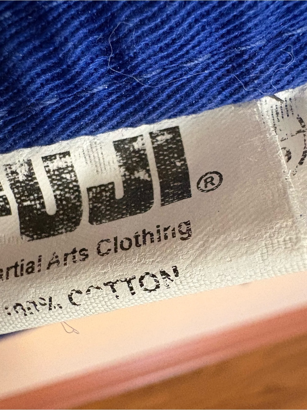 Fuji USA Judo Gi Jacket Blue Size 3.5 Martial Arts Uniform - Picture 10 of 12